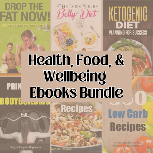 Health,Food,& Well Being (22 ebooks Bundle)