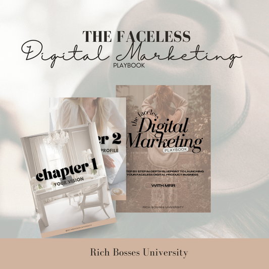 The Faceless Digital Marketing Playbook