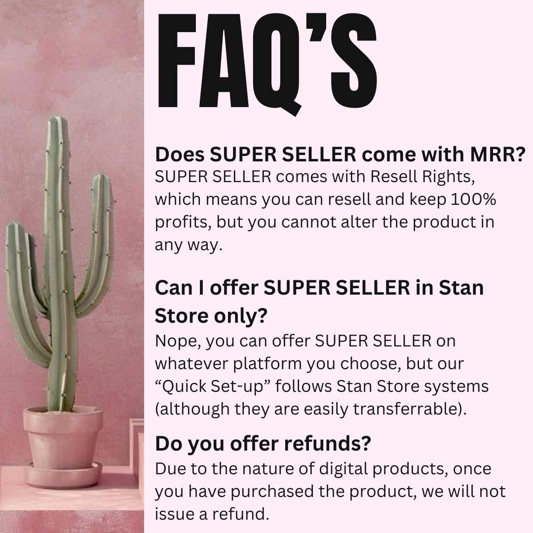 Becoming a Super Seller